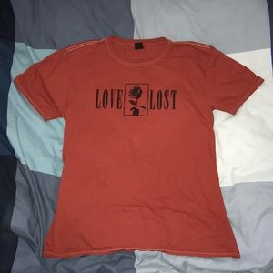 Urban outfitters women’s love lost t shirt